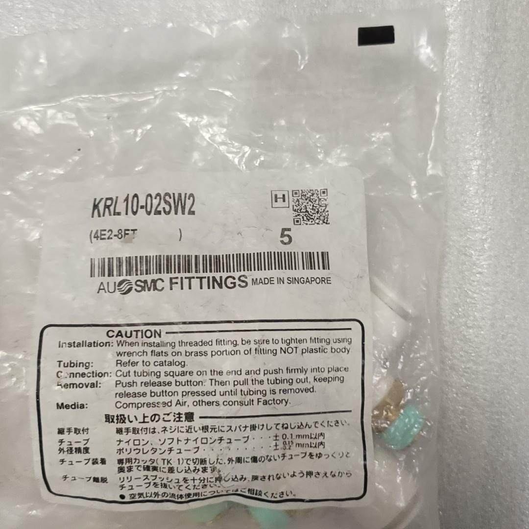 现货销售全新气接头 KRL10-02SW2 现货9个议