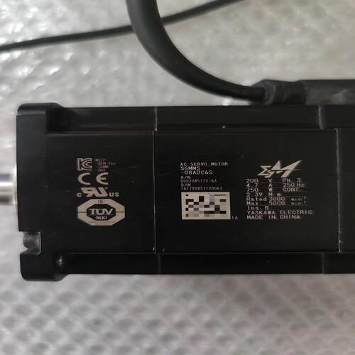 安川马达SGMMS-08ADC6S，几乎全新,，功能