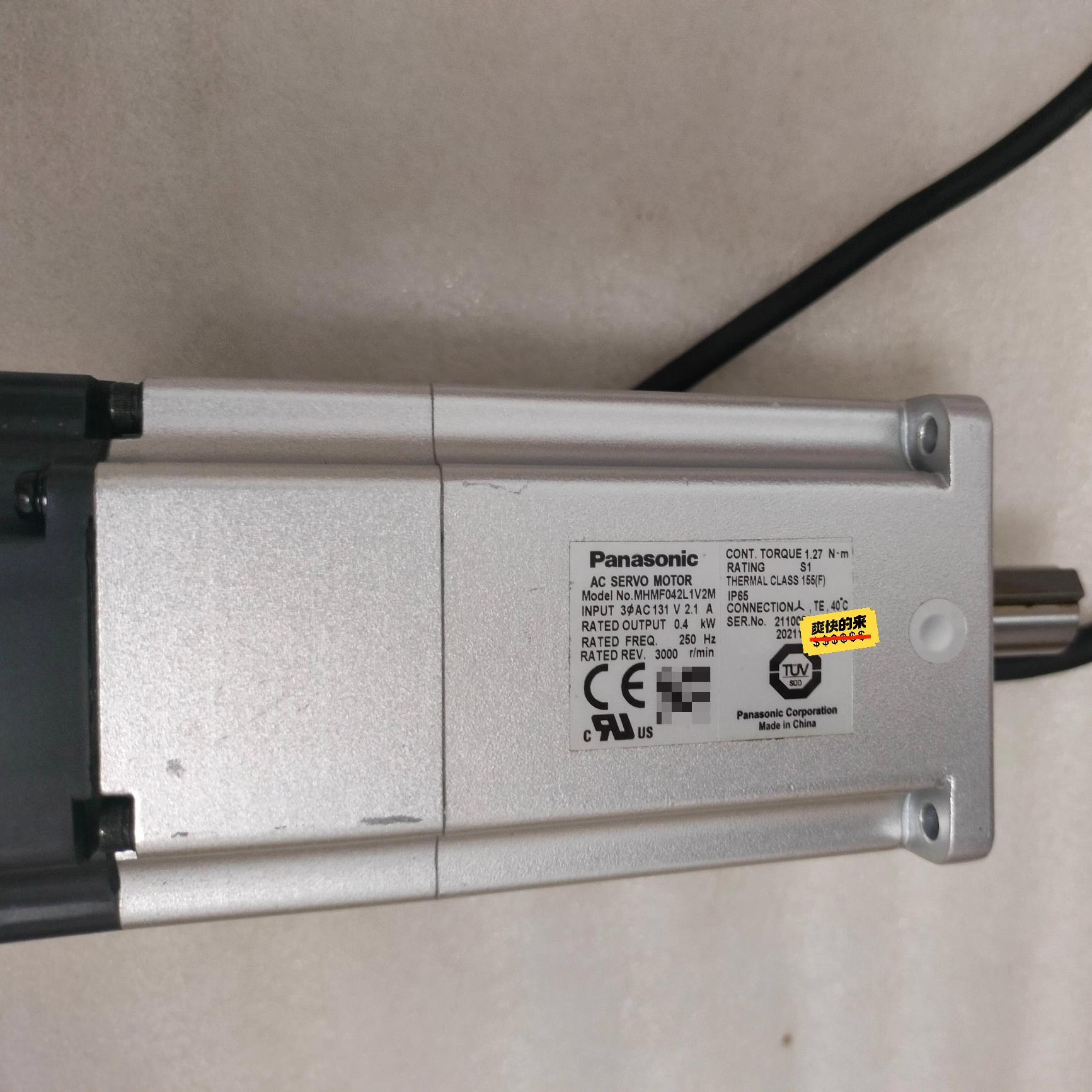 MHMF042L1V2M伺服电机400W带刹车A6系列0