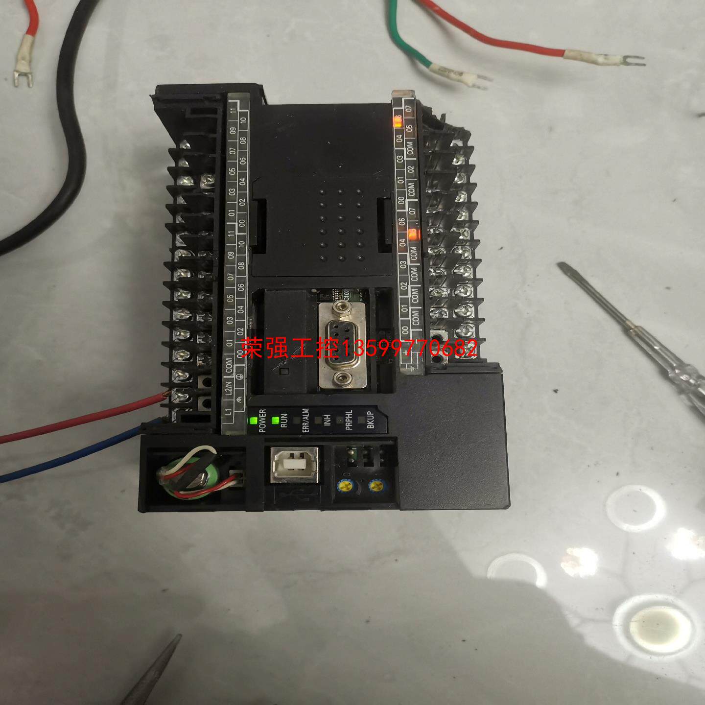 【荣强工控】欧姆龙PLC ，CP1E-N40DT-A，成色如图，