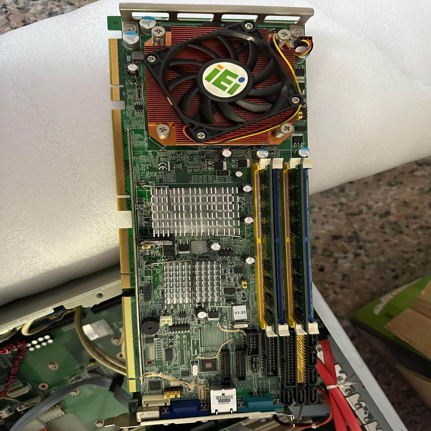 研华工控主板pce-5124 送CPU和内存条  基本全新