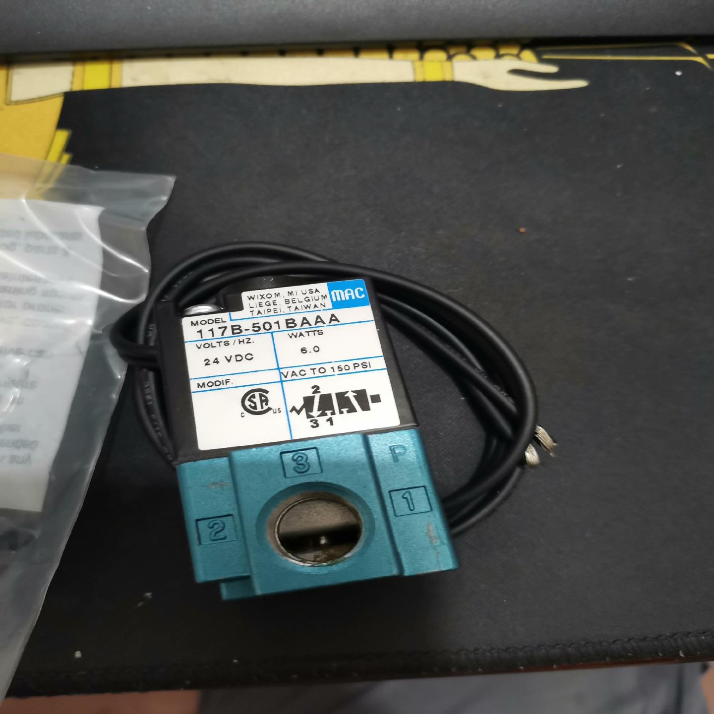 出售MAC，全新原装正品电磁阀117B-501BA现货 可议