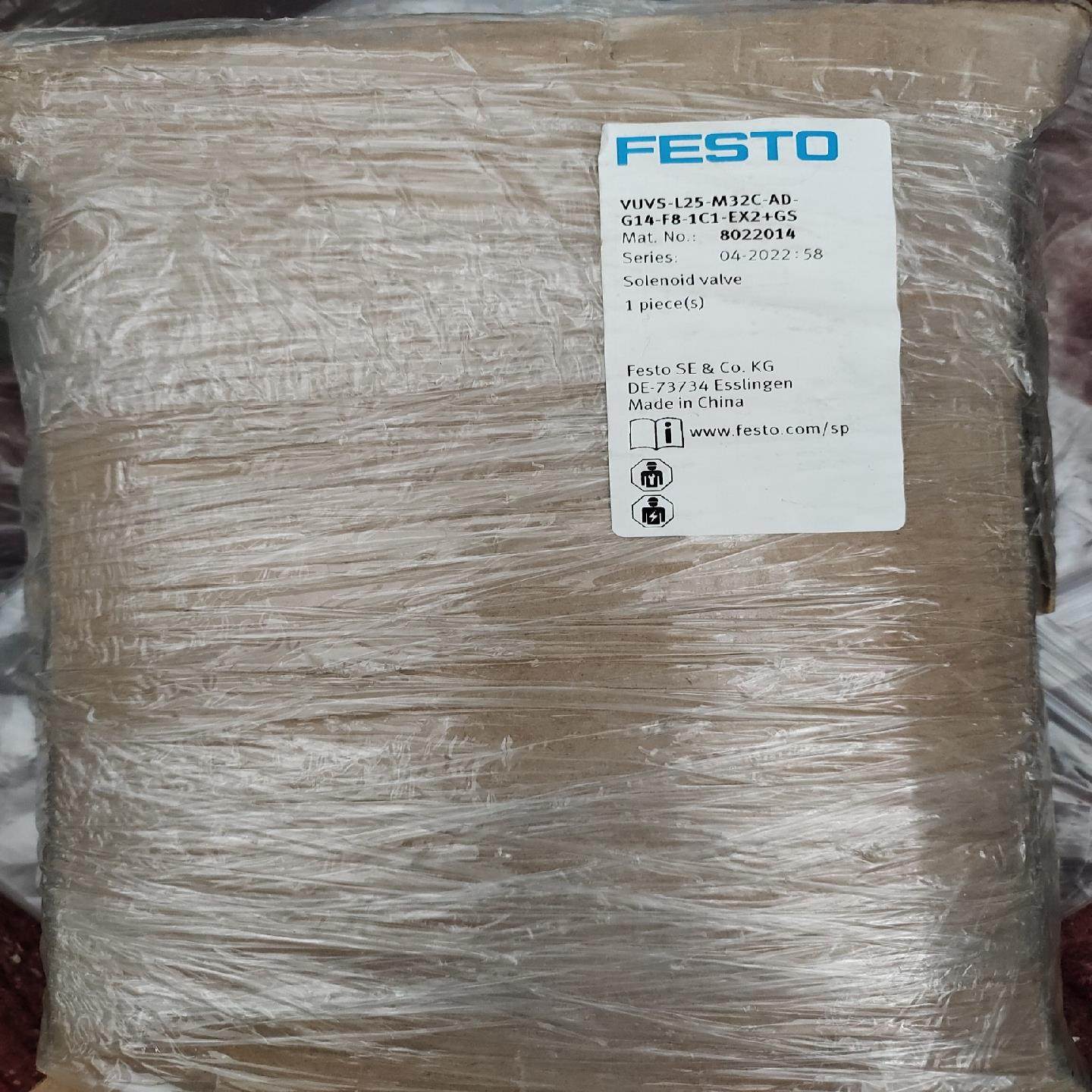 FESTO费斯托电磁阀8022014 VUVS-L25-M3