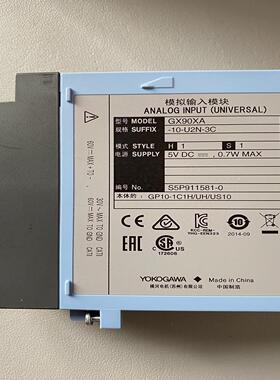 [德峰]横河 输入模块 GX90XA-10-U2N-3C 实物图 无