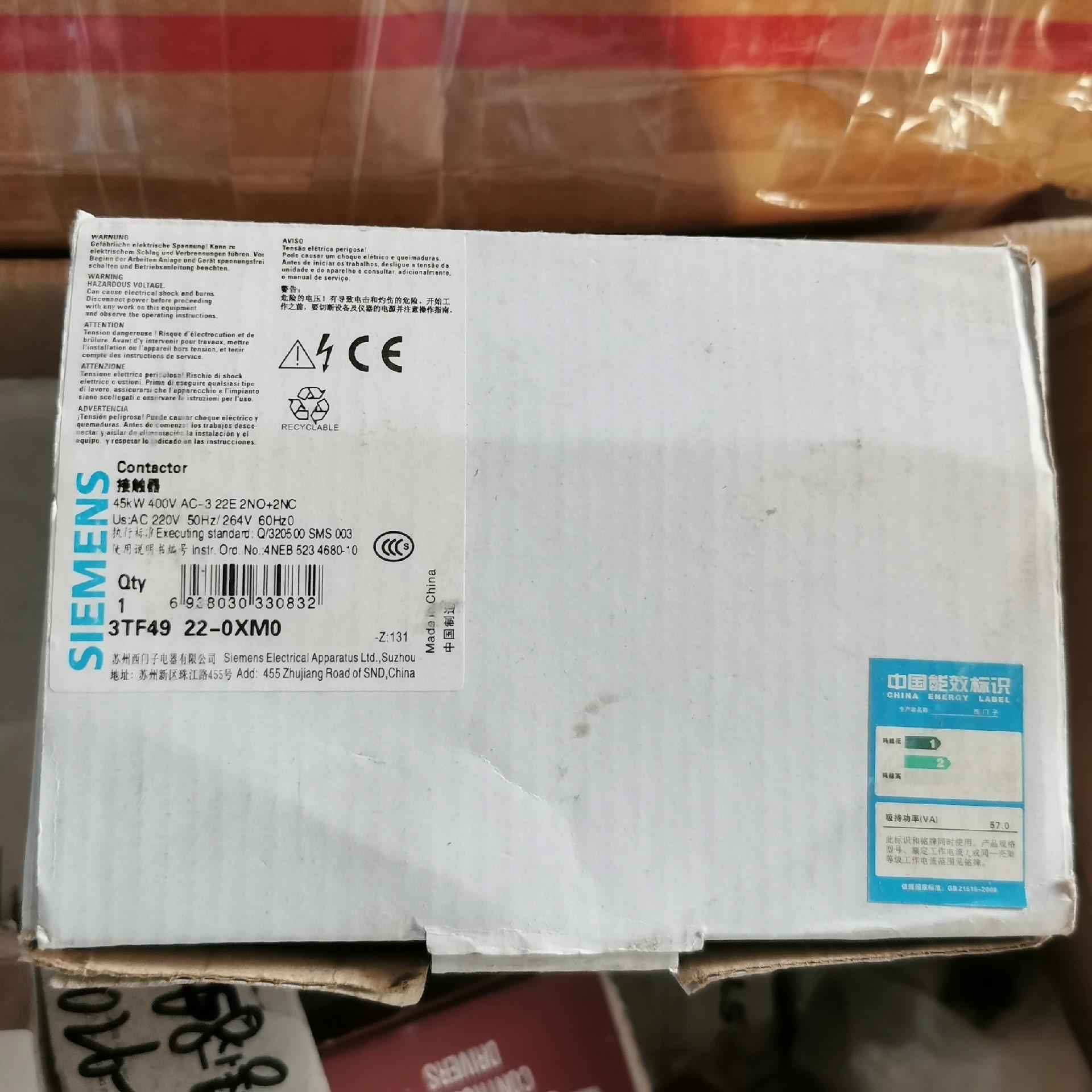 3TF4922-0XM0西门子交流接触器3TF4922-OX