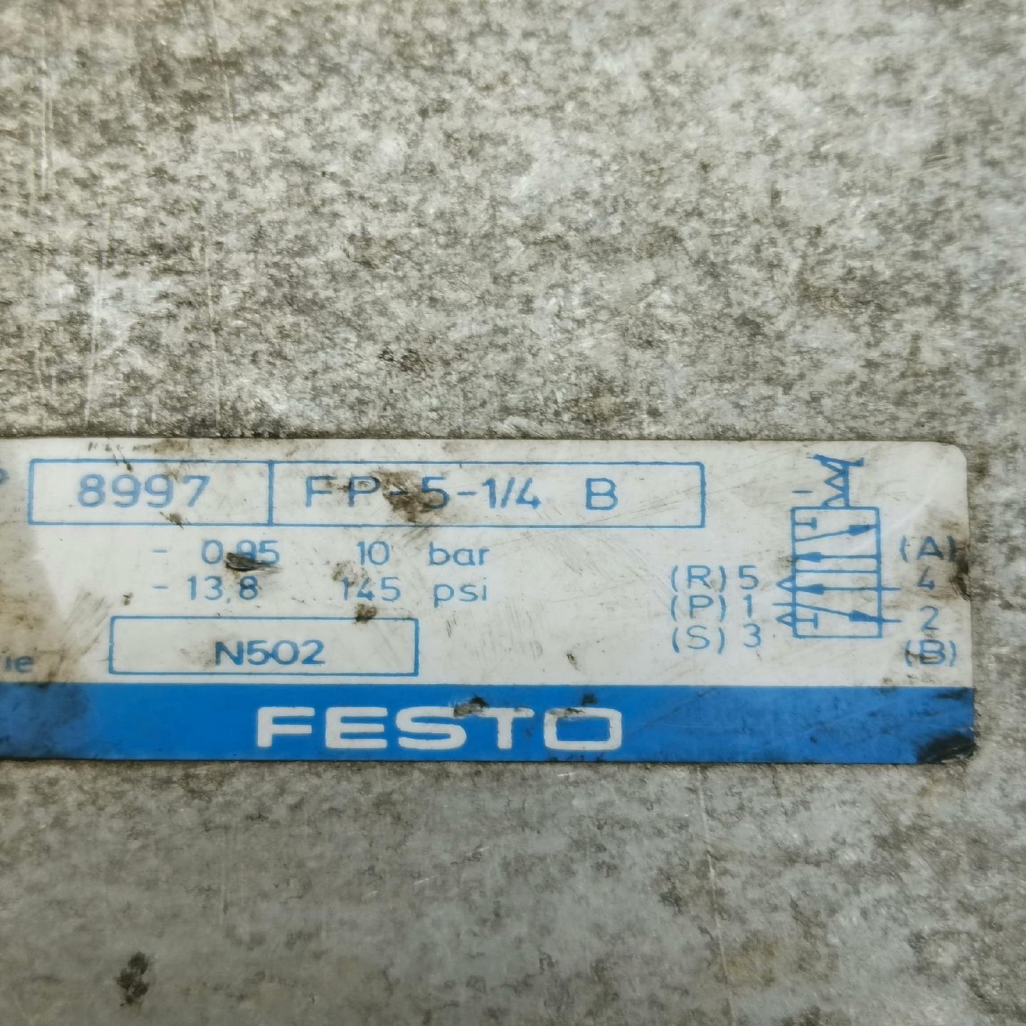 议价FESTO费斯托两位五通双电控脚踏阀FP-5-1/4-B 8适用