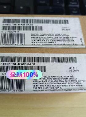 【工控自动化】S7138-4FA05-0AB0议价