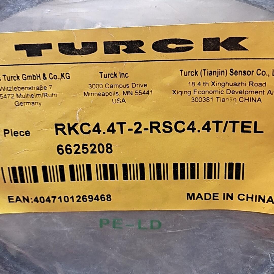 全新 原装图尔克TURCK  RKC4.4T-2-RSC4.
