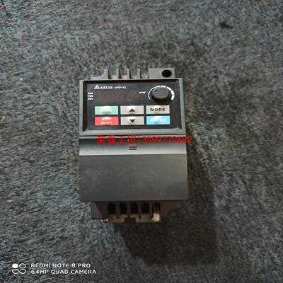 【荣强工控】拆机台达EL系列0.75KW变频器，VFD007EL21A，