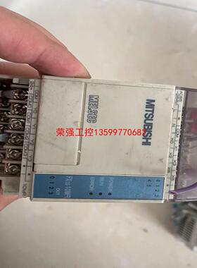 【荣强工控】三菱PLC FX1S-20MR ，功能正常包好。外观见图片，