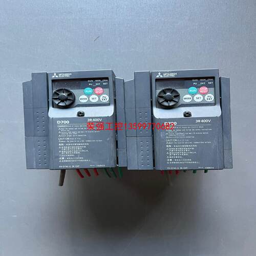 【荣强工控】三菱变频器，型号FR-D740-2.2k-CHT，功能正常，