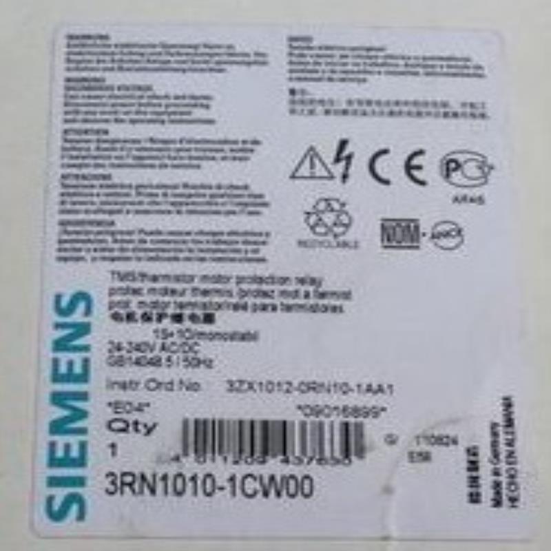 电机保护继电器3RN1010-1CW00议价