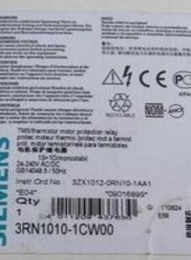 电机保护继电器3RN1010-1CW00议价