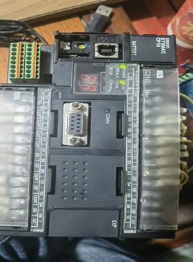 CP1H-X40DT-D拆机欧姆龙编程PLC，成色如图，通电