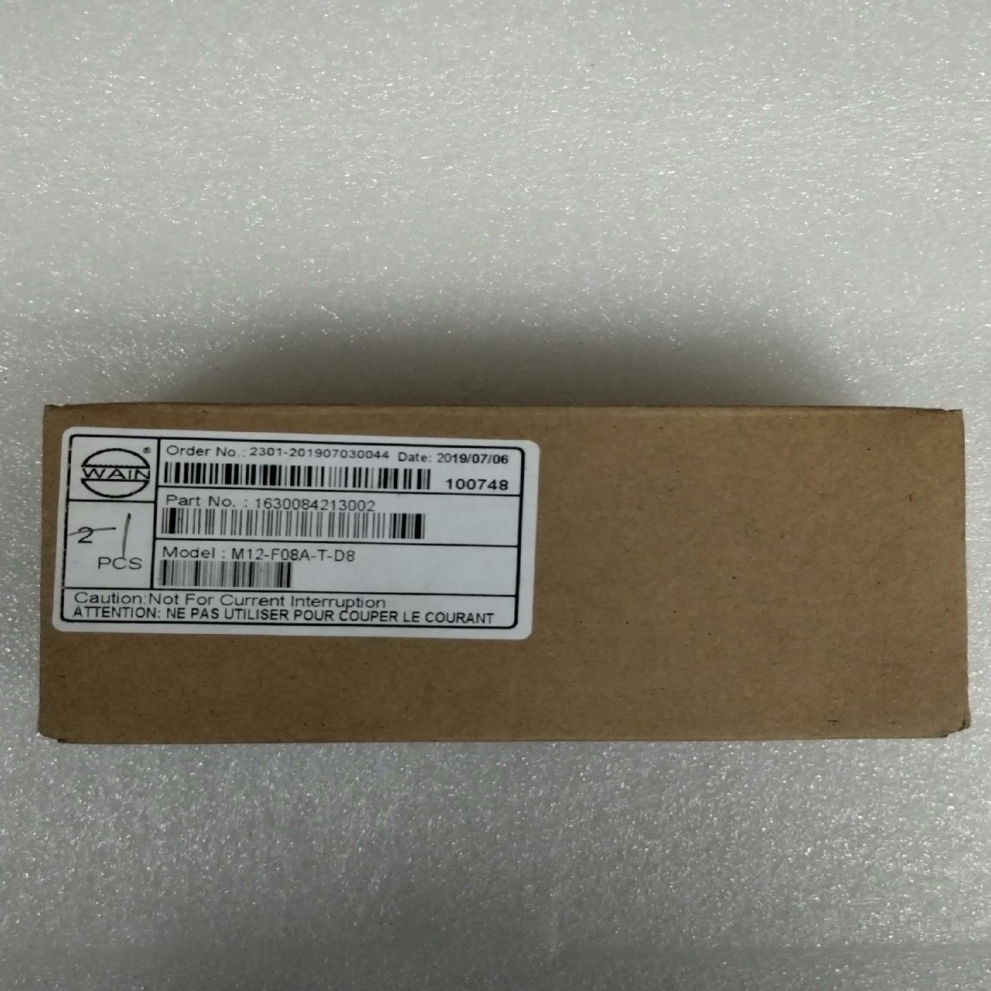WAIN 连接器 M12-F08A-T-D8，全新正品，现货