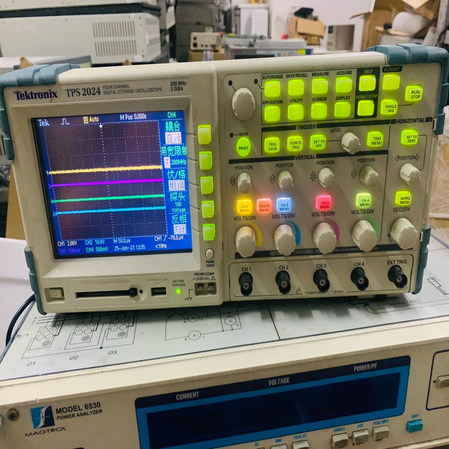 [德峰]Tektronix 泰克TPS2024示波器 200MHz