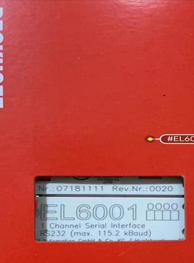 倍福模块EL6001，全新正品，现货出售