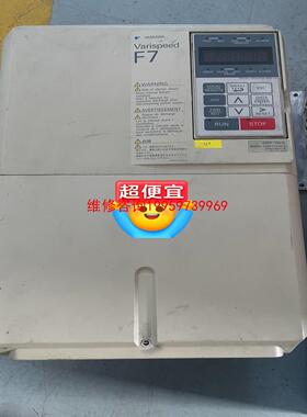 （请询价）安川变频器CIMR-F7A4015测试好 15KW 380V议价