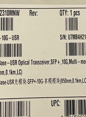 华为02310MNW，SFP-10G-USR，10G-850