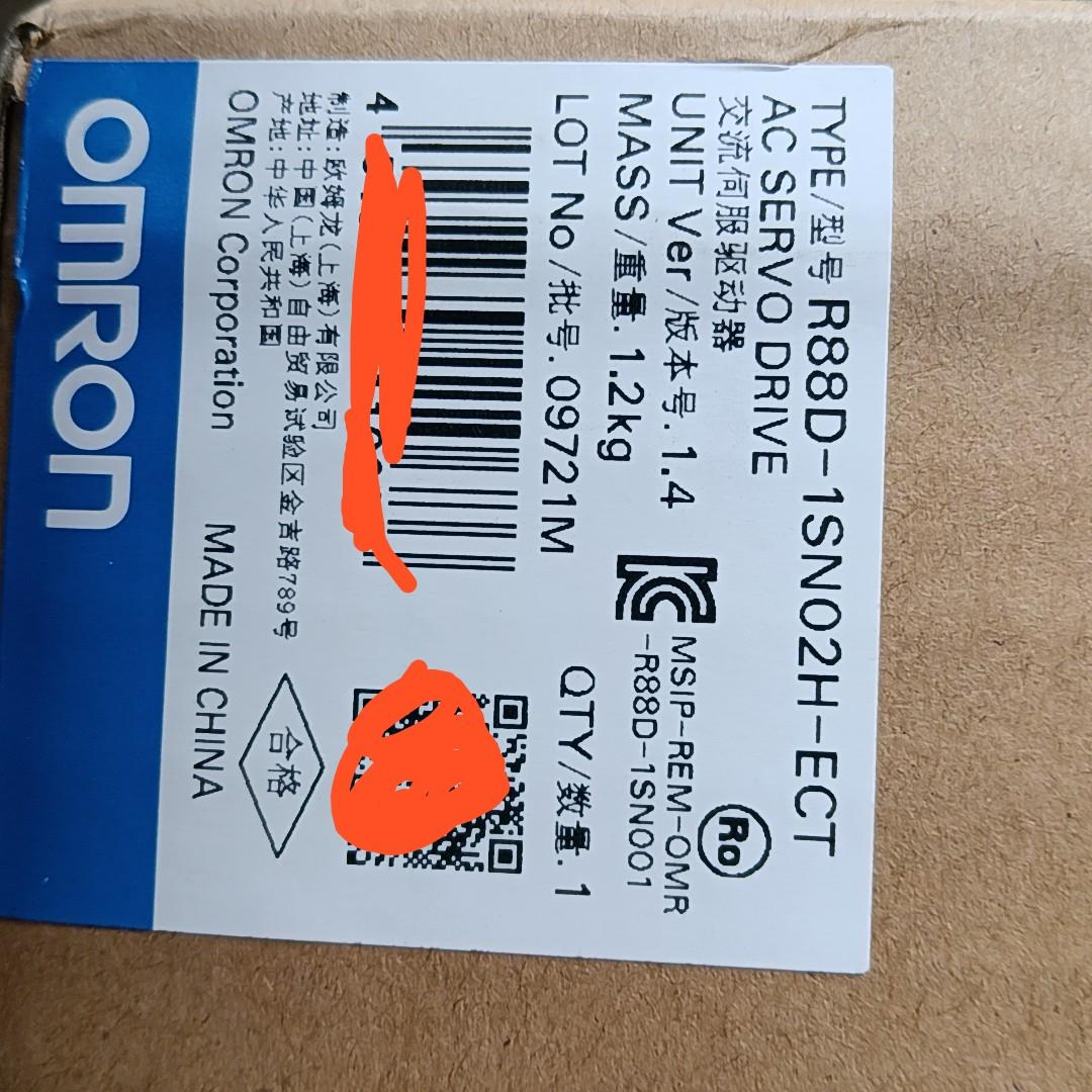 R88D-1SN02H-ECT交流伺服驱动器，全新原装