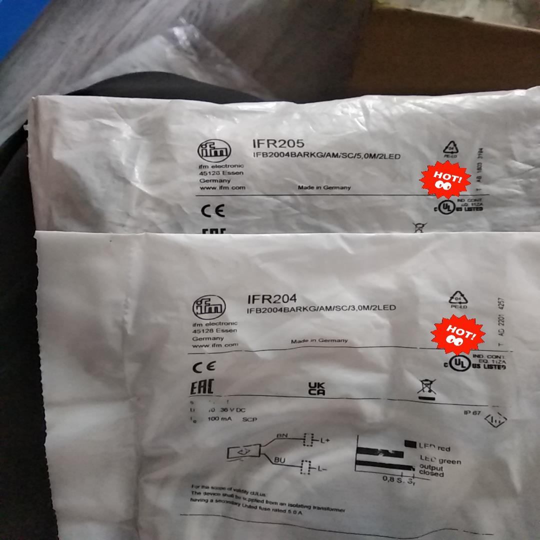 全新易福门IFM接近开关：IFR204，IFR205