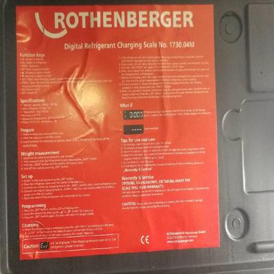 （设备配件）ROTHENBERGER罗森博格数字定量冷媒电子秤1730.