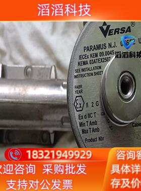 现货全新原装VERSA Paramus 防爆电磁阀