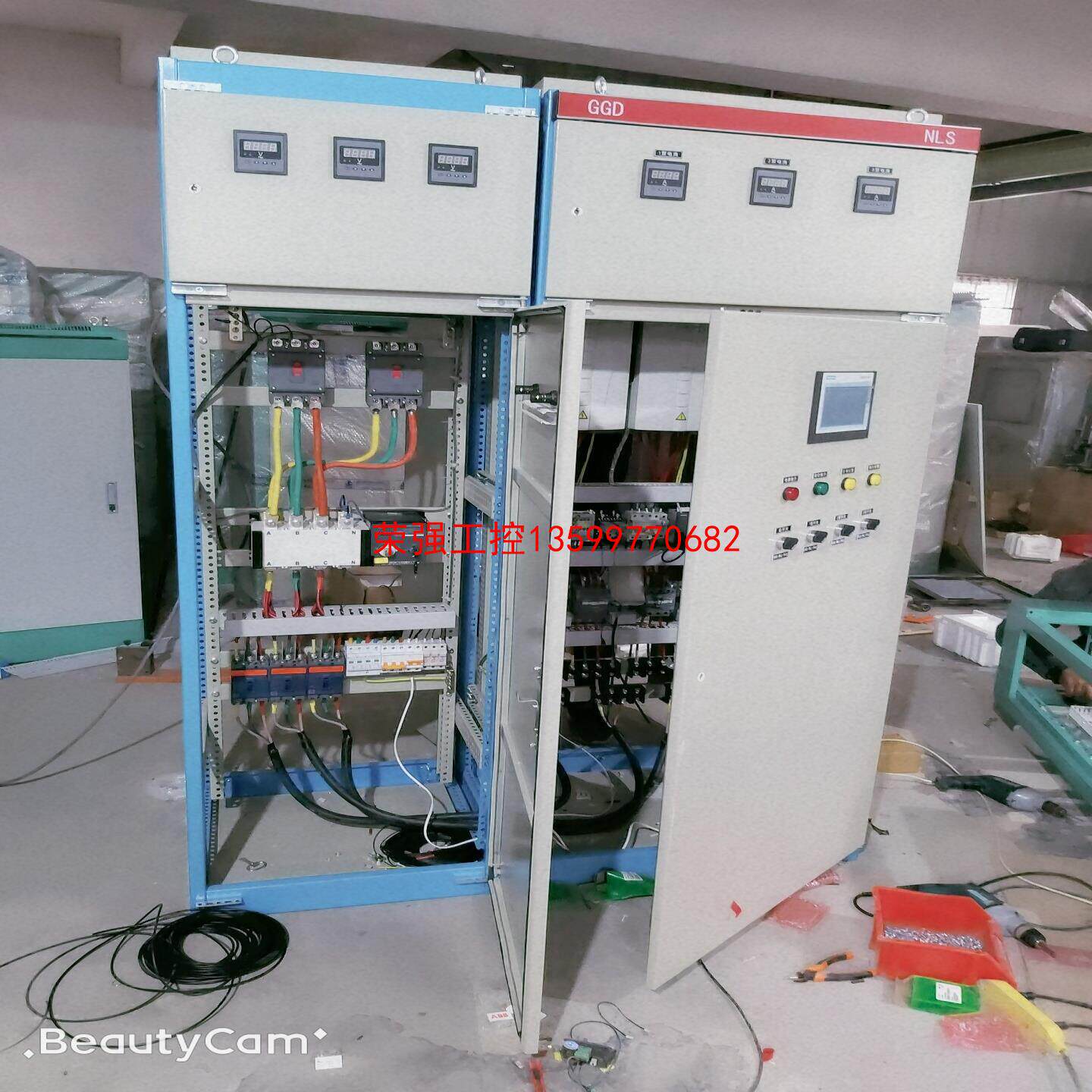 【荣强工控】ABB 30千瓦一对一变频恒压柜。