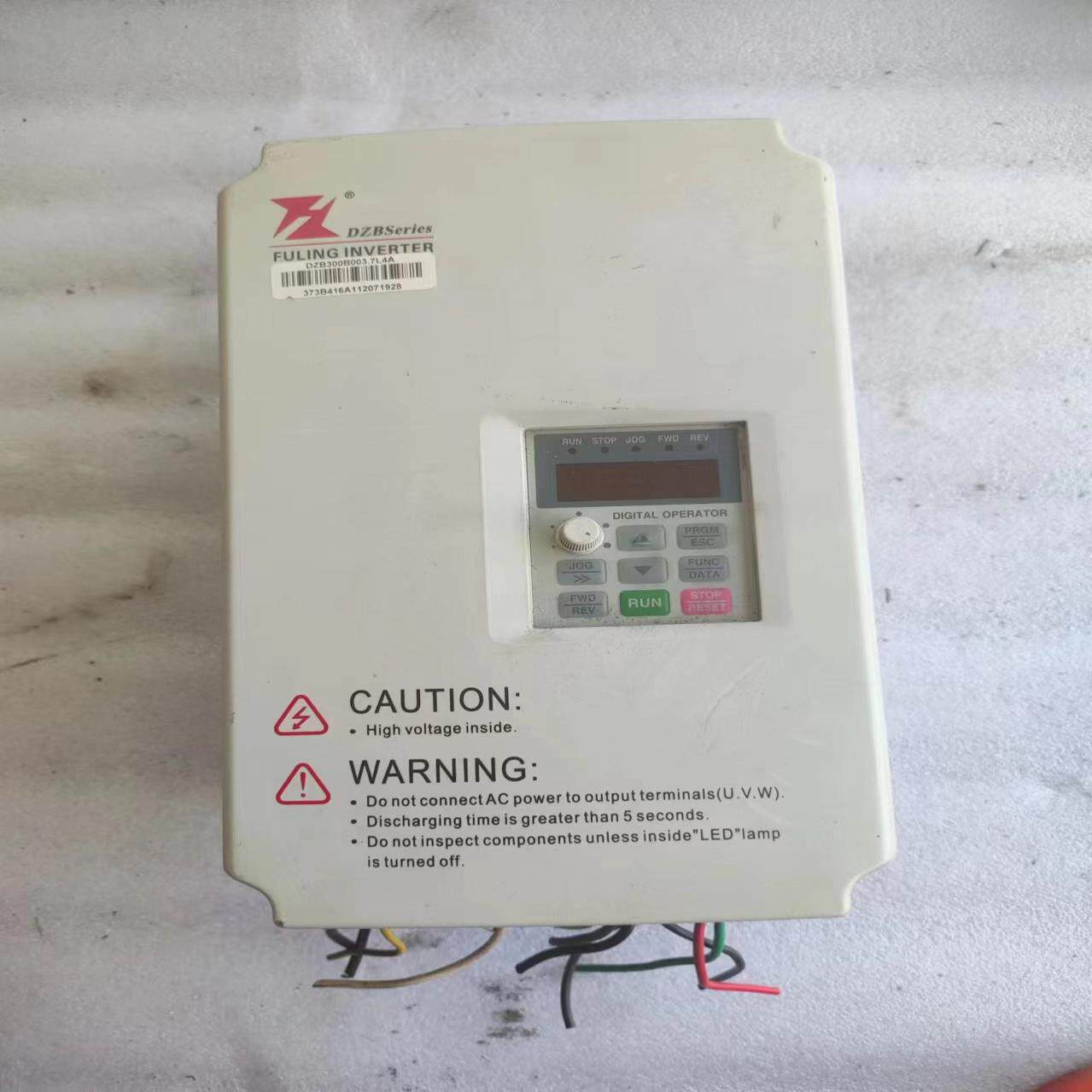 （设备配件）拆DZB300B003富菱kw变频器二手，3.77.，L4A