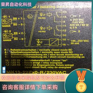 現(xiàn)貨全新原裝 安全柵MK13 222Ex0 230vac