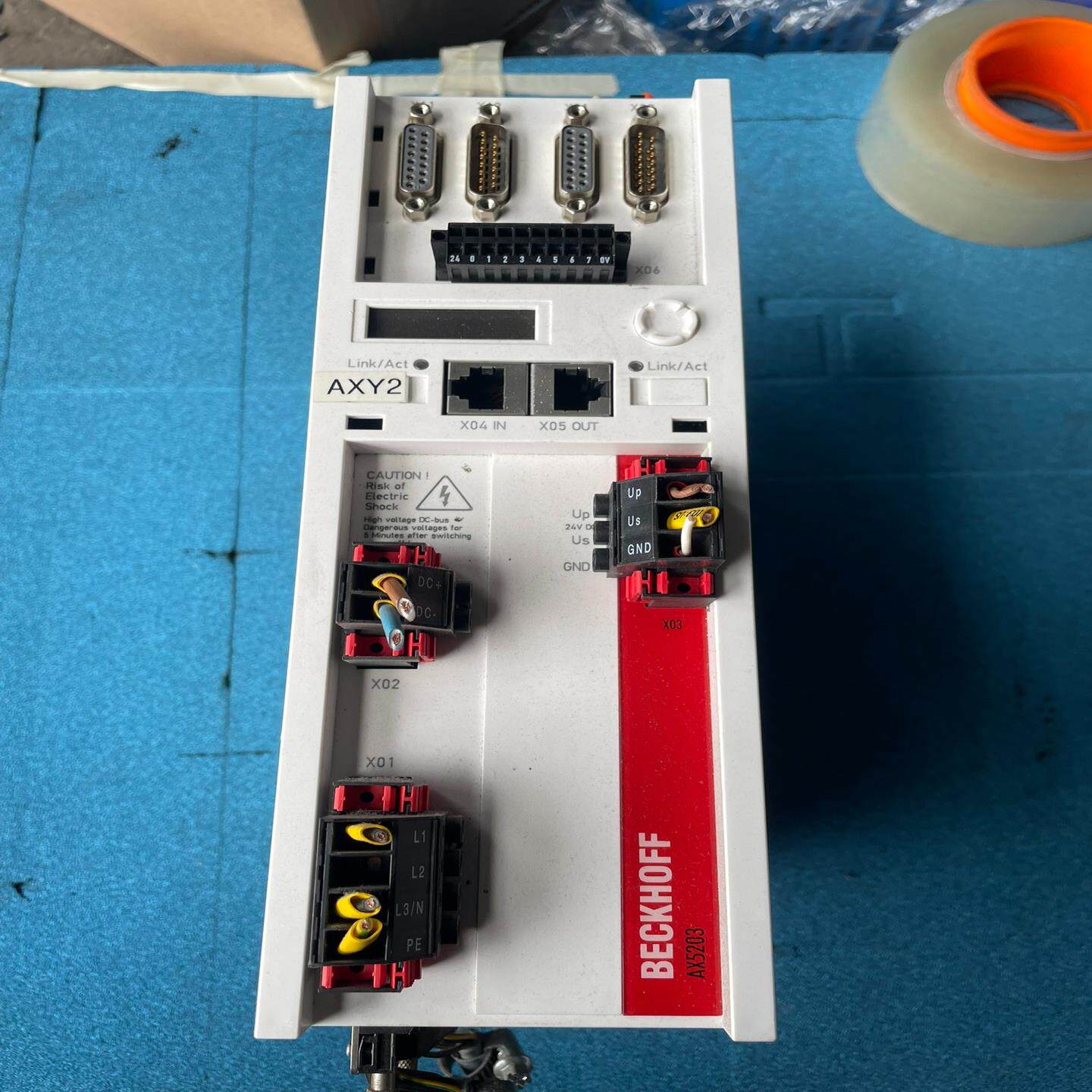 倍福驱动器 AX5203-0000-0200 ，成色