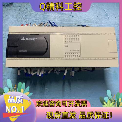 现货PLC型号FX3GA-60MT-CM成色95成新