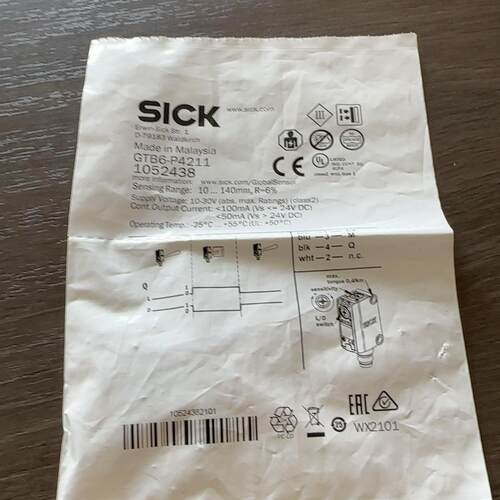 SICK西克GTB6-P4211全新原装正品1052438就