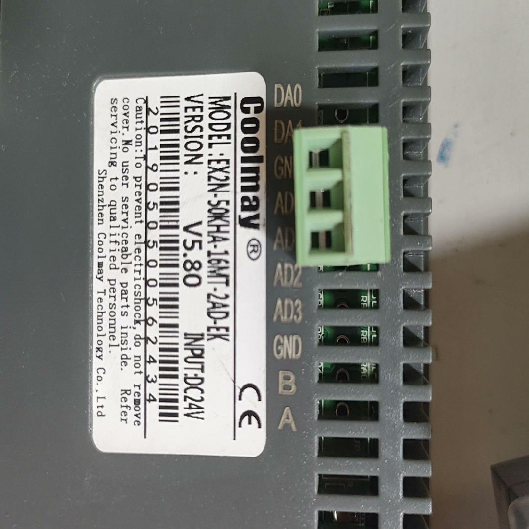 （设备配件）拆机顾美触摸屏一体机EX2N-50KHA-16MR-2AD-