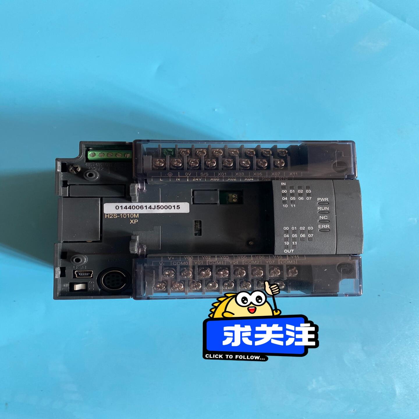 （设备配件）H2S-1010MT-XP 汇川拆机PLC 功能正常 实物拍
