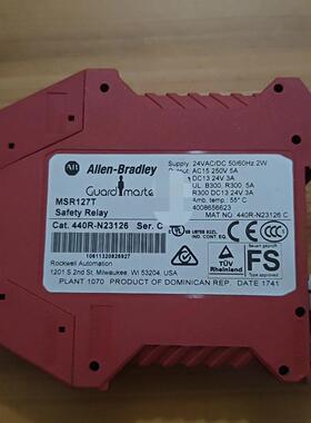 AB安全继电器MSR127T 440R-N23126