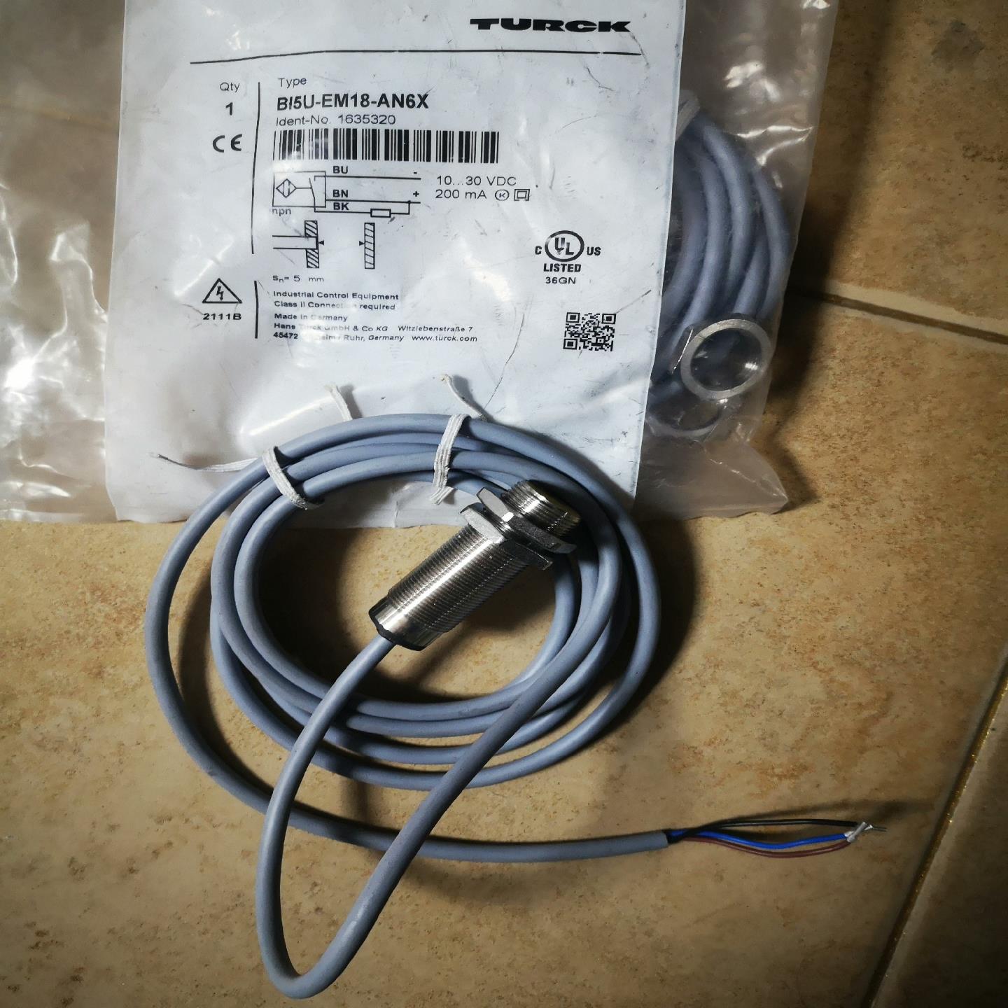 BI5U-EM18-AN6X图尔克TURCK接近开关订货号1