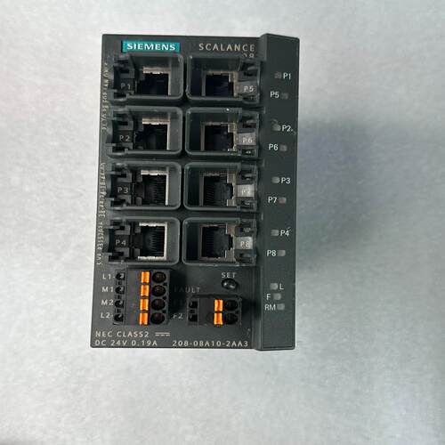 （设备配件）西门子交换机X208，6GK5208-0BA10 -2AA3