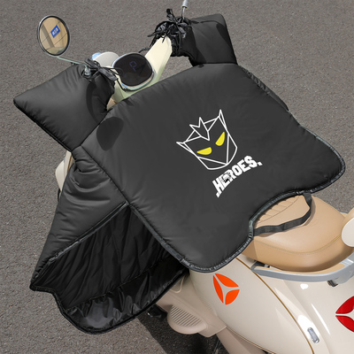 双面防水电动车挡风被秋冬季加绒加厚电瓶摩托车防风全包防雨罩冬