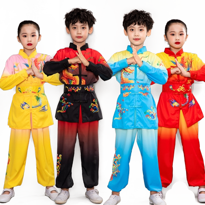 武术服武术表演服男女童练功