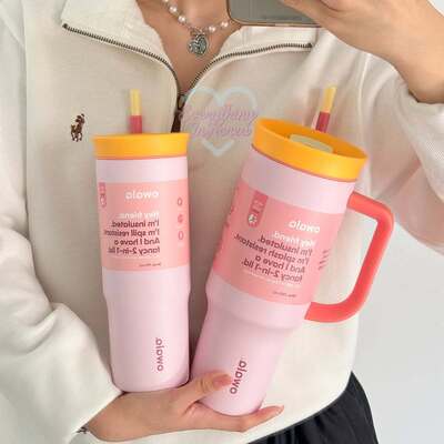 Owala Tumbler40OZ 304 stainless steel thermos mug sports mug