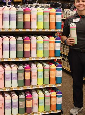 owala freesip 32OZ不锈钢带吸管水杯可拆卸吸管双饮口保温杯