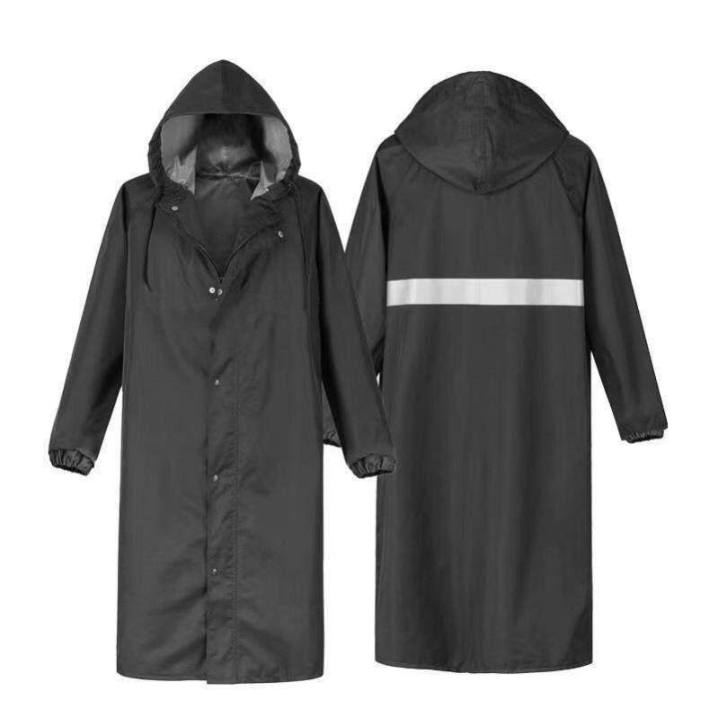 军工帆布长版连身全身防暴雨耐磨加厚成人男女户外劳保防风雨衣雨