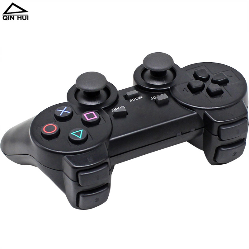 PS2 무선 게임 컨트롤러 듀얼 진동 8 미터 거리 스마트 자동차 로봇 원격 제어 수신기 2.4G