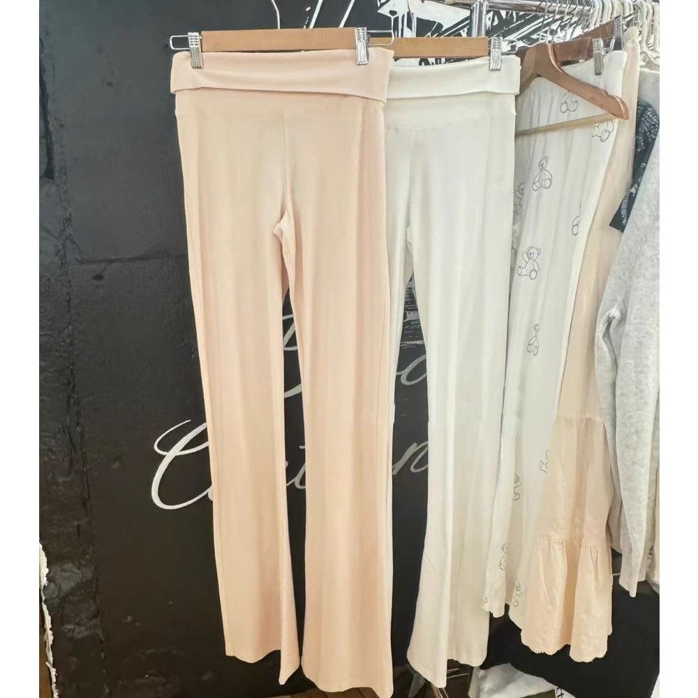 Brandy bm棉质弹力修身外穿瑜伽裤BM运动休闲长裤priscilla pants