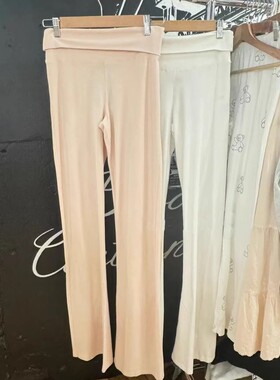 Brandy bm棉质弹力修身外穿瑜伽裤BM运动休闲长裤priscilla pants