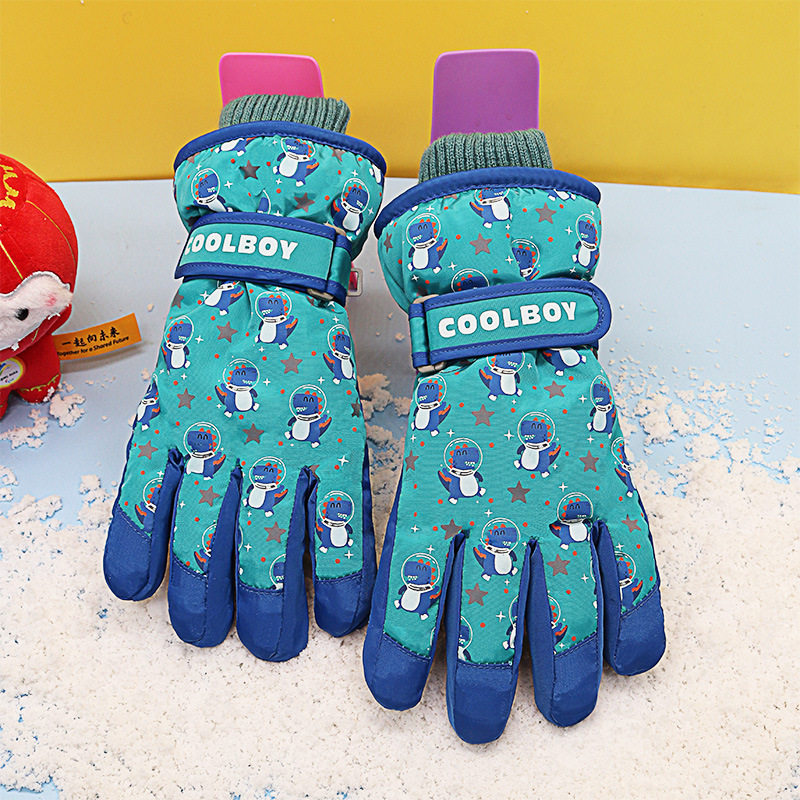 儿童滑雪手套冬季保暖加绒加厚男女童玩雪防水防寒分指卡通棉手套,户外/登山/野营/旅行用品,滑雪手套,淘宝优惠券,粉丝福利购,淘宝优惠卷