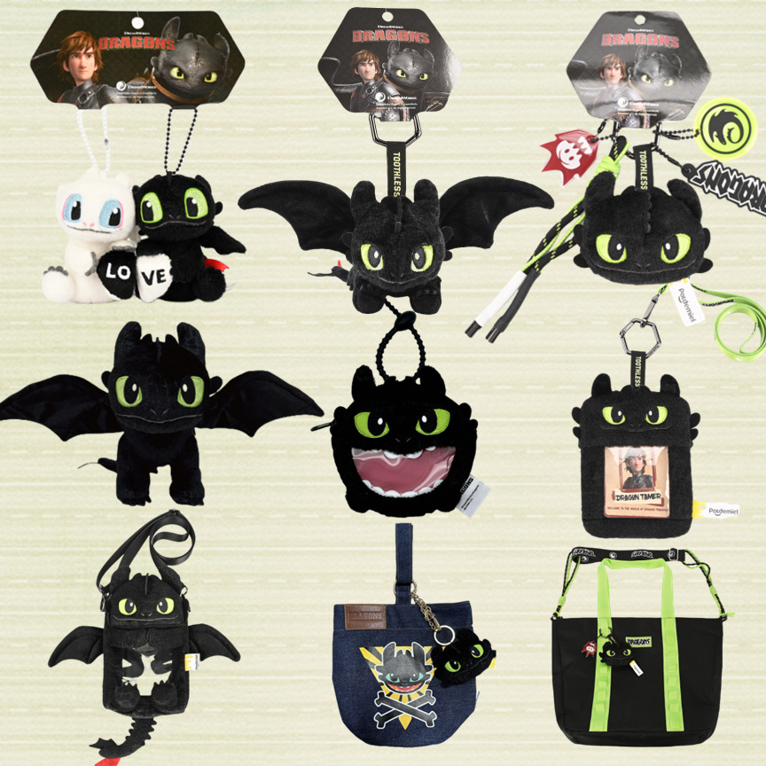 正版环球影城驯龙高手无牙仔玩偶