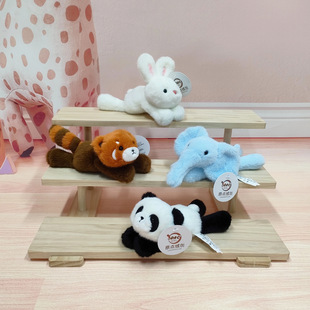 原点绒创趴趴小熊猫毛绒玩具香氛桌伴玩偶兔子掌中宝公仔儿童玩具