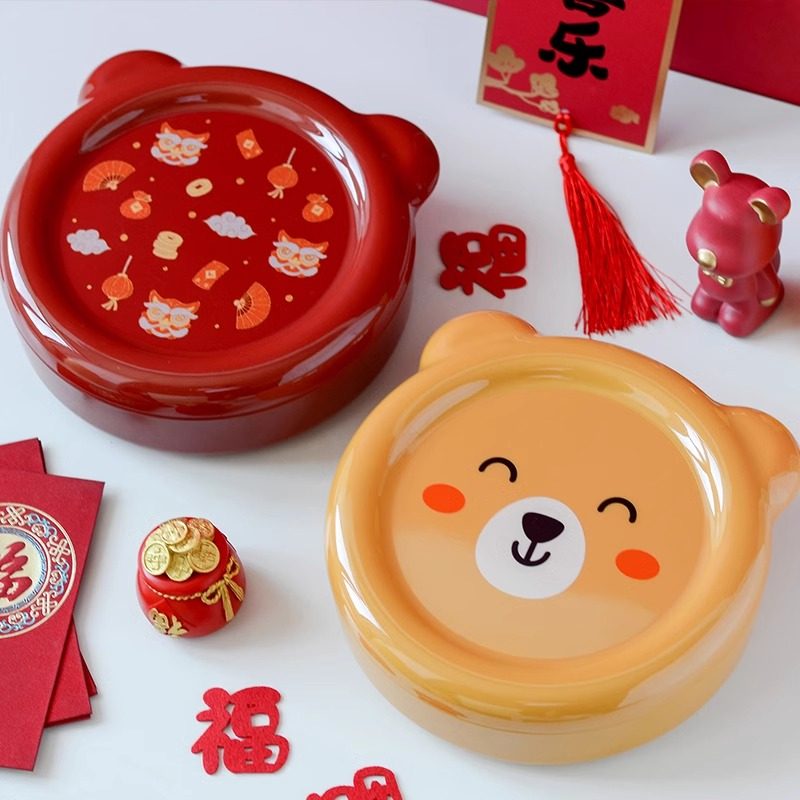 2024新款糖果盒过年家用干果盒创意现代客厅坚果盘分格零食收纳盒,餐饮具,果盆/果盘/果篮,淘宝优惠券,粉丝福利购,淘宝优惠卷